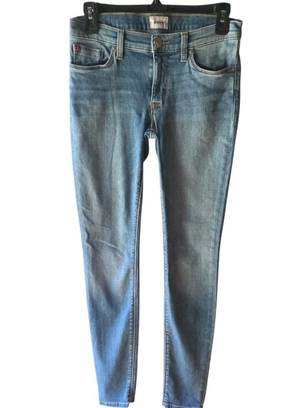 Hudson Krista Low Rise Super Skinny Jeans Size 26 Medium Wash